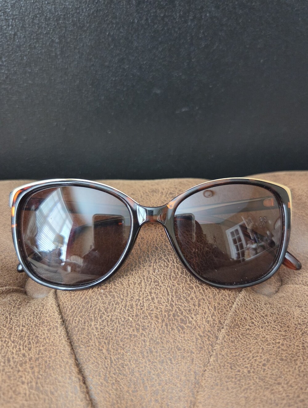 Women’s Tortoiseshell Sunglasses With A Classic Brown Lens